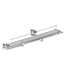 The Pet Gear Tri-Fold Ramp Reflective, Extra Wide product dimension