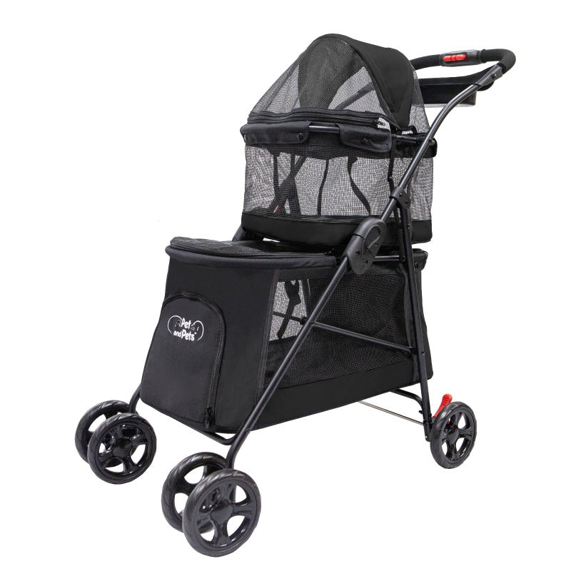 Petique Double Decker Dog Stroller 11 lbs. Cap. 22 lbs