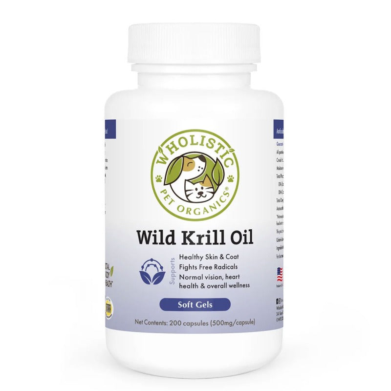 front picture of KRILL OIL SOFT GELS in 200 capsule bottle