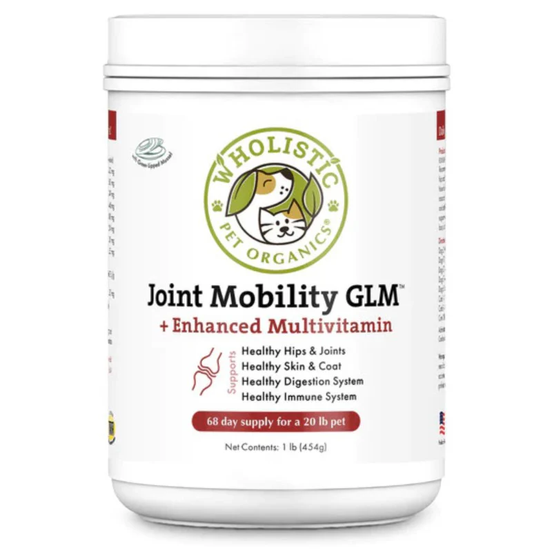 Wholistic Pet Organics, Joint Mobility™ with Green Lipped Mussel Questions & Answers