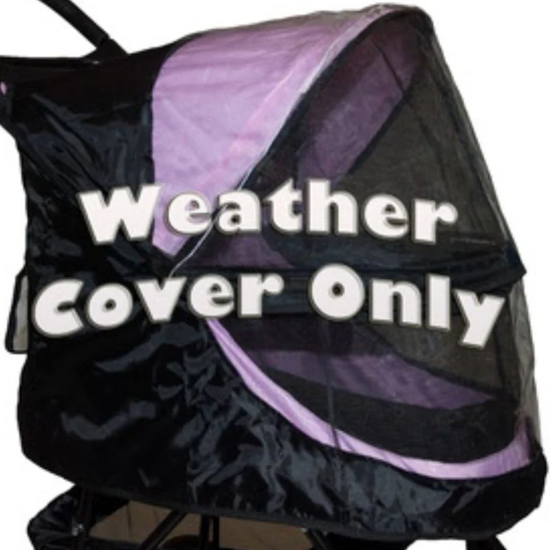 How do you put the rain cover on a pet gear no zip stroller?  