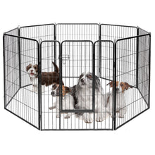 8 Metal Panel Heavy Duty Pet Playpen Dog Fence with Door