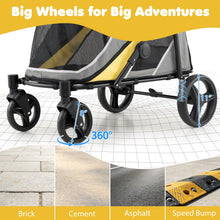 Heavy Duty Dog Stroller for Large Dogs - 220 LBS Capacity