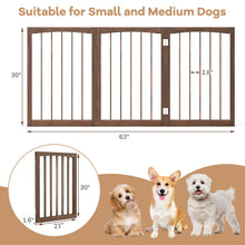 30 Inch Tall Wooden Pet Fence for Cats Small and Medium Dogs
