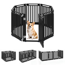 8-Panel Dog Playpen 31.5" Height Indoor Outdoor HDPE
