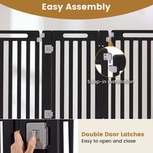 8-Panel Dog Playpen 31.5" Height Indoor Outdoor HDPE