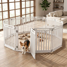 12-Panel Dog Playpen 31.5" Height Indoor Outdoor Pet Fence