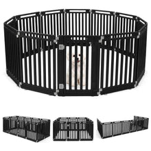 12-Panel Dog Playpen 31.5" Height Indoor Outdoor Pet Fence