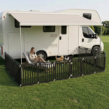 12-Panel Dog Playpen 31.5" Height Indoor Outdoor Pet Fence