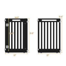 16-Panel Dog Playpen 31.5" Height Indoor Outdoor Pet Gate