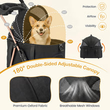 3-in-1 Foldable Pet Stroller for Small to Medium Dogs
