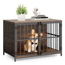 40 Inch Dog Crate Furniture Dog Kennel with Dual Lockable Double Doors