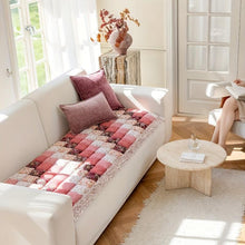 Waterproof Sofa Cover & Garden Style Patchwork Cotton Couch Pad