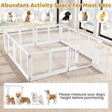 Clear Plastic Dog Playpen with Door - 8 Panel