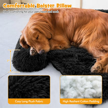 Plush Calming Dog Couch Bed with Anti-Slip Bottom