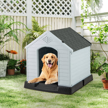 Dog House for Small Dogs Waterproof Plastic with Elevated Floor