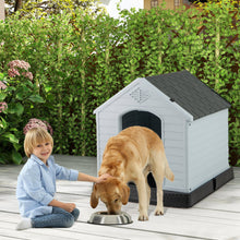 Dog House for Small Dogs Waterproof Plastic with Elevated Floor