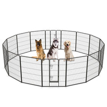 16 Panel 24/32/40 Inches Height Dog Playpen with Lock and Large Door