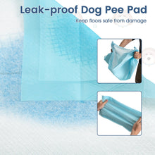 Dog and Puppy Pee Pads 18" x 13" (300 Counts) for Potty Training-Blue