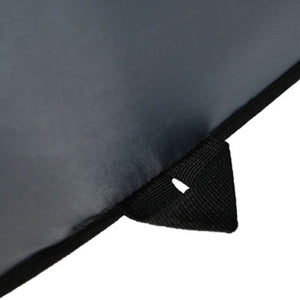a close up image of a black strap 
