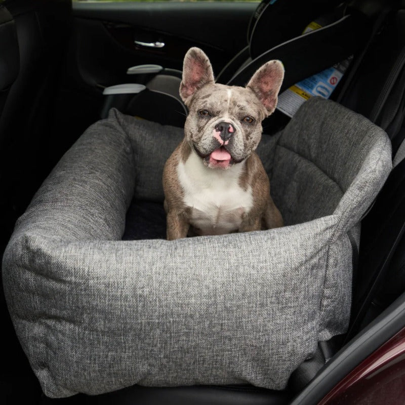 PupProtector™ Memory Foam Car Dog Bed, Textured Grey