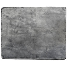 A top view image of a waterproof grey dog blanket