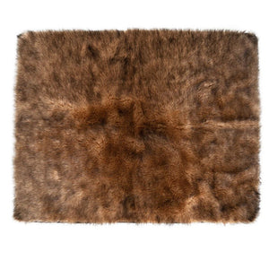 A top view of a sable tan waterproof dog blanket 