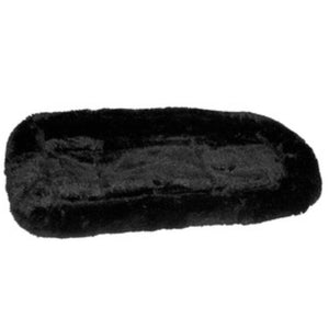 A full image of Black Bolster Pad for Happy Trails Lite NO-ZIP Dog Stroller
