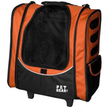 A close up image of a -in-1 Pet Carrier [Backpack/Tote/Roller Bag/Carrier/Car Seat Copper