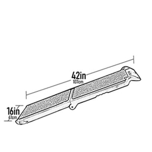 the pet gear Short Bi-Fold Ramp product dimension