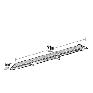 a sketch of Pet Gear, Tri-Fold Travel Lite Pet Ramp with SupertraX fully extended