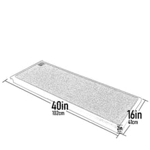 A sketch of the Pet Gear Ultra-Lite [Free-Standing] Pet Ramp with SupertraX - Cap. 100lbs dimension