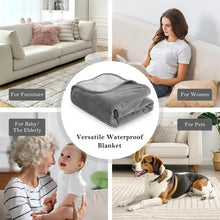 Reversible Waterproof Dog Blanket for Beds, Sofas & Couches