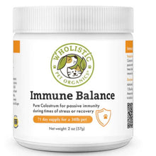the front picture of Immune Balance in 57g bottle