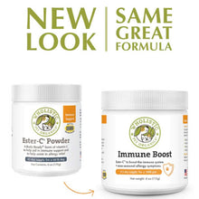 a picture comparison of old packaging and the new packaging of IMMUNE BOOST - ESTER-C® 
