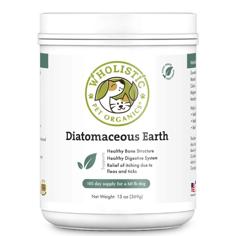 Front picture of DIATOMACEOUS EARTH in 369g bottle