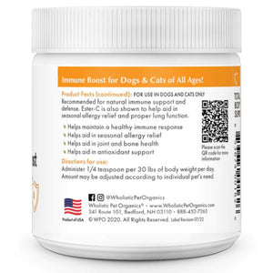 an imge of the right side of IMMUNE BOOST - ESTER-C® where you can see it's product benefits