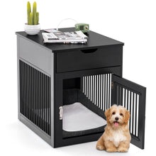 2-In-1 Dog House with Drawer and Wired Wireless Charging