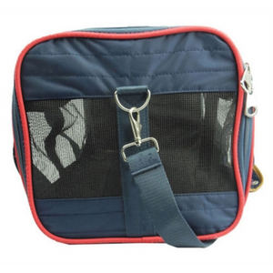 PET LIFE®, Lightweight Collapsible Pet Carrier  [Airline Approved/Tote/Shoulder Strap]