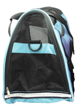 Pet Life ® 'Altitude Force' Airline Approved Sporty Zippered Folding Fashion Pet Dog Carrier