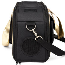 Pet Life ® Mystique Airline Approved Fashion Designer Travel Pet Dog Carrier w/ Pouch
