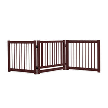 24 Inch Configurable Folding 3 Panel Wood Dog Fence