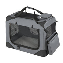 Soft Collapsible Dog Crate with Mesh Windows and 3 Doors