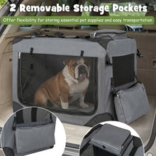 Soft Collapsible Dog Crate with Mesh Windows and 3 Doors
