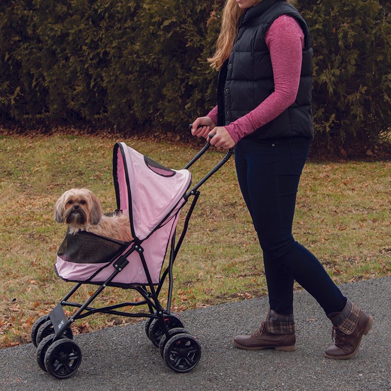 Pet Gear, Travel Lite Dog Stroller, Rose Quartz