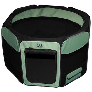 top gear dog Pet Gear Octagon Dog Pen With Removable Top, 46"