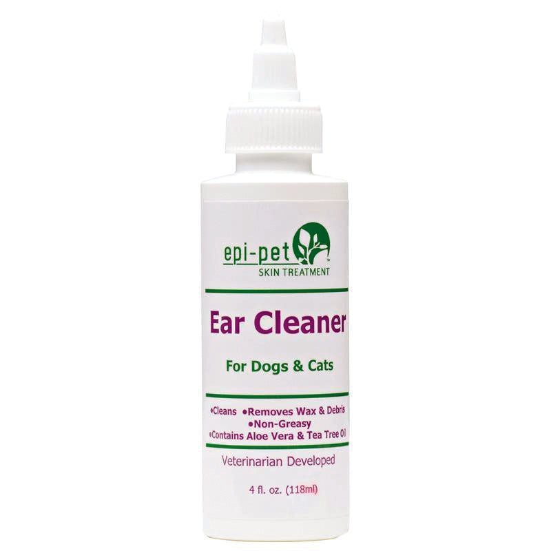 Front picture of Epi-pet Ear Cleaner for dogs and cats 118ml bottle
