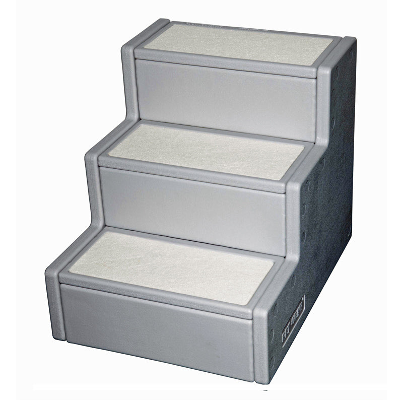 a close up image of Pet Step III, Essential Grey